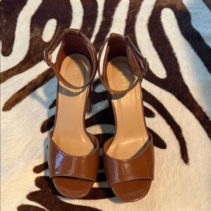 BAMBOO Tan Heeled Sandals